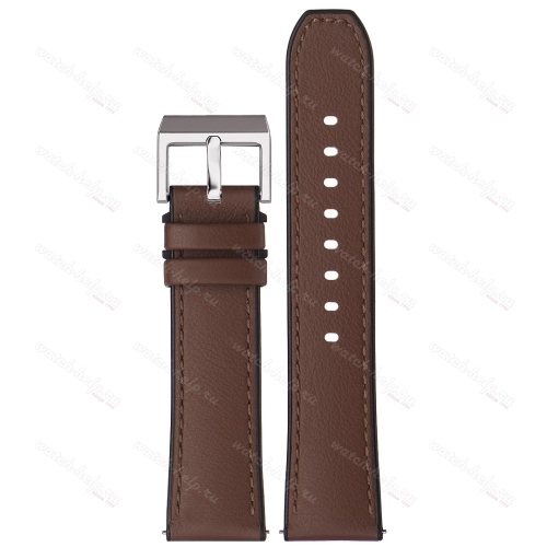 Картинка Stailer Premium 7302 Max endurance classic dani leather - ремешок для часов коричневый, анилиновая кожа от dani (италия), гладкий, Германия