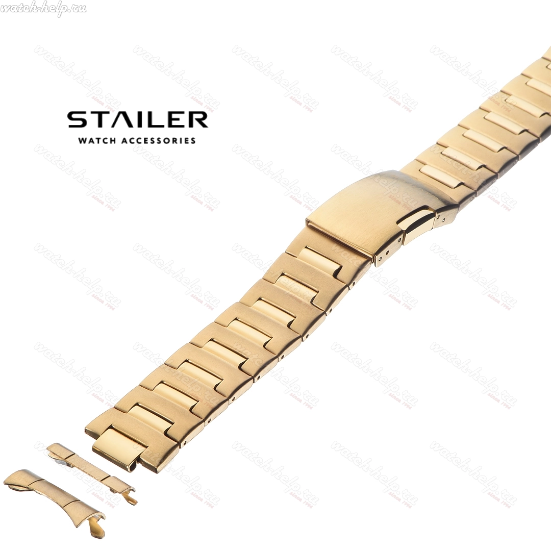 Картинка Stailer BS-85403 IPG - браслет для часов лимонное золото, сталь, Германия