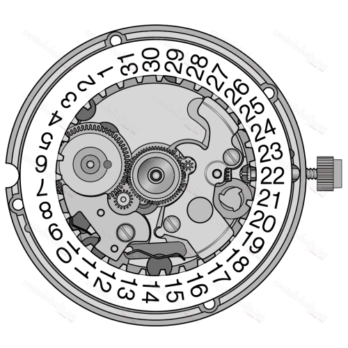 Картинка ETA 256.513 - механизм для часов кварцевый 8 ¼, Швейцария