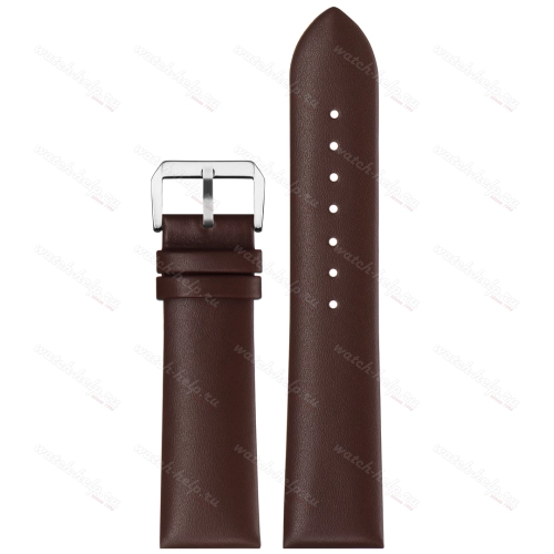 Картинка ARMO 3702 - ремешок для часов коричневый, кожа, гладкий