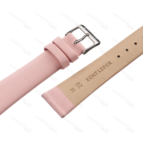 Картинка Stailer 599D Original - ремешок для часов розовый, кожа, гладкий, Германия