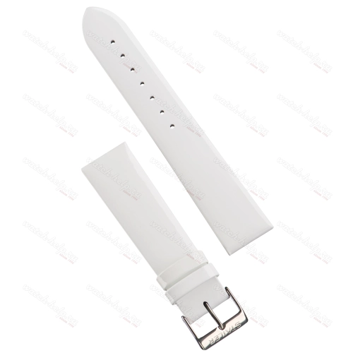 Картинка Stailer 1250 Original - ремешок для часов белый, кожа, гладкий, Германия