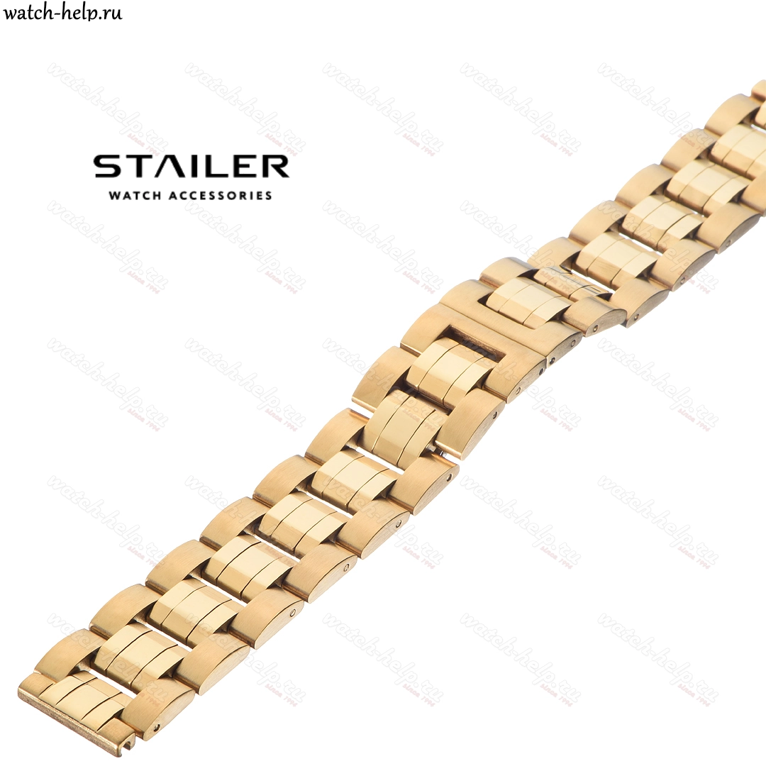 Картинка Stailer BS-84303 IPG - браслет для часов розовое золото, сталь, Германия