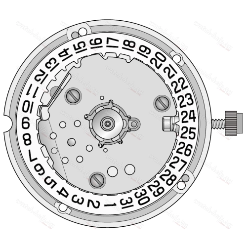 Картинка ETA F03.11A - механизм для часов кварцевый 7 ¾, Швейцария