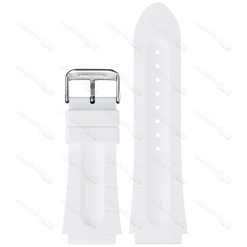 Картинка BC111W - ремешок для часов белый, силикон, Китай