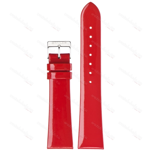 Картинка Stailer 1256 Original - ремешок для часов красный, кожа, гладкий, Германия