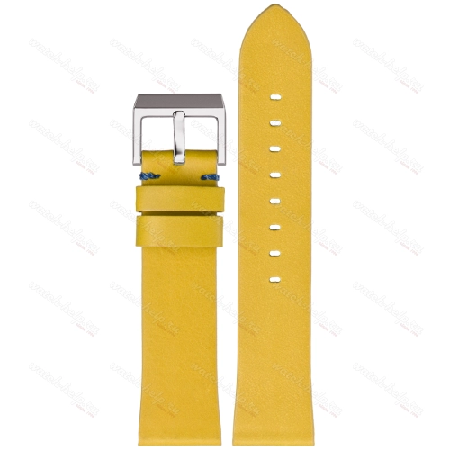 Картинка Stailer Premium 5969 Select - ремешок для часов жёлтый, премиальная кожа full grain растительного дубления, гладкий, Германия