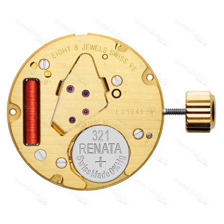 Картинка ETA E61.041 - механизм для часов кварцевый 8 ¼, Швейцария