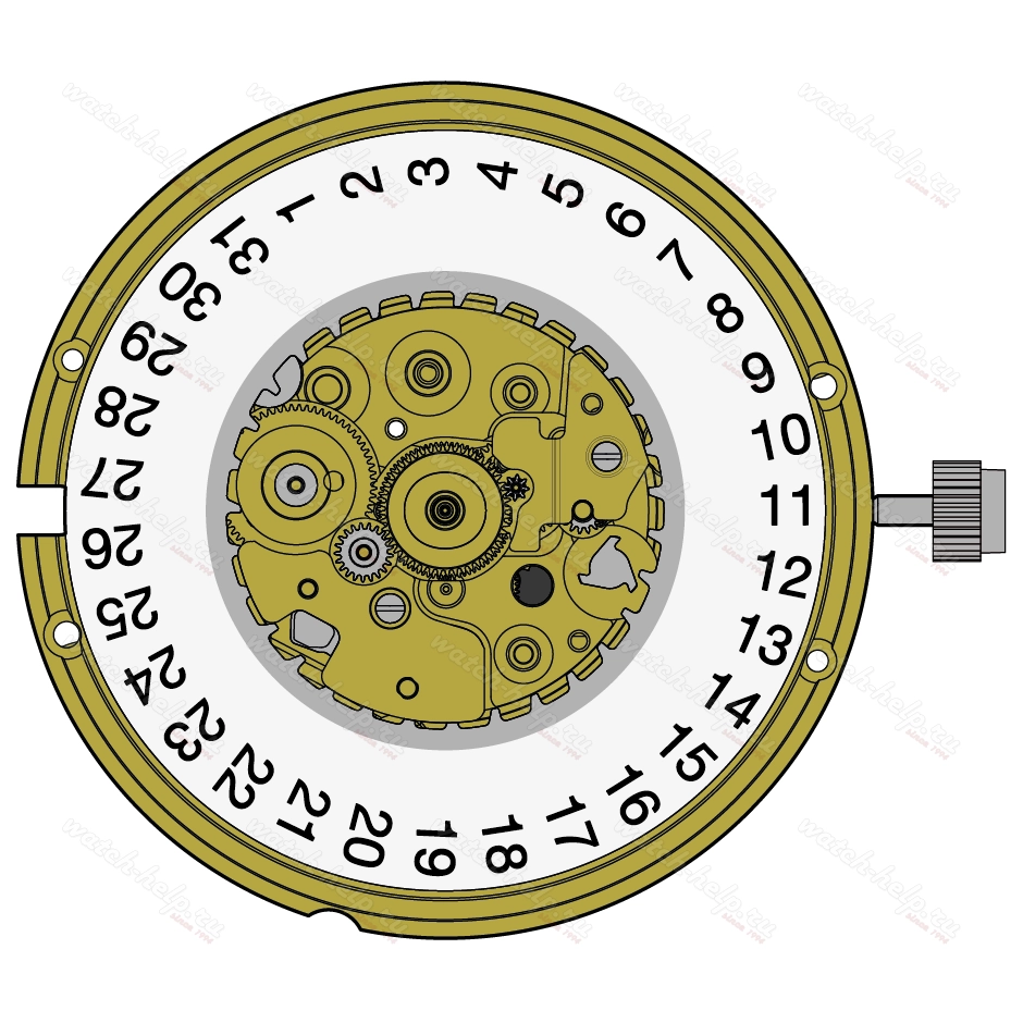 ETA 255.112 Quartz flatline 11