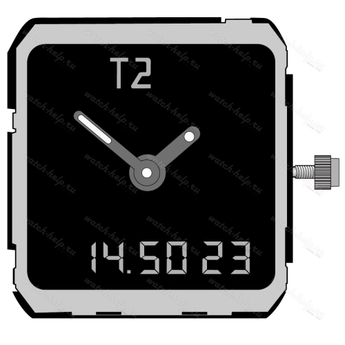 Картинка ETA 989.331 - механизм для часов кварцевый 8 ¼, Швейцария