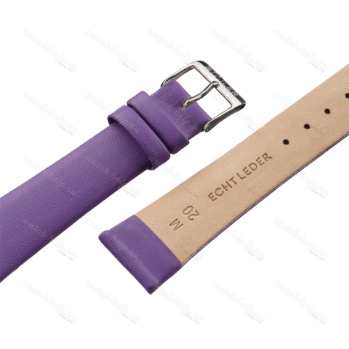 Картинка Stailer 599F Original - ремешок для часов фиолетовый, кожа, гладкий, Германия