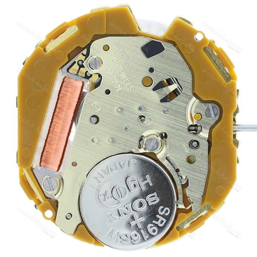 Картинка MIYOTA 9U13G Slim - механизм для часов кварцевый 10 ½, Япония
