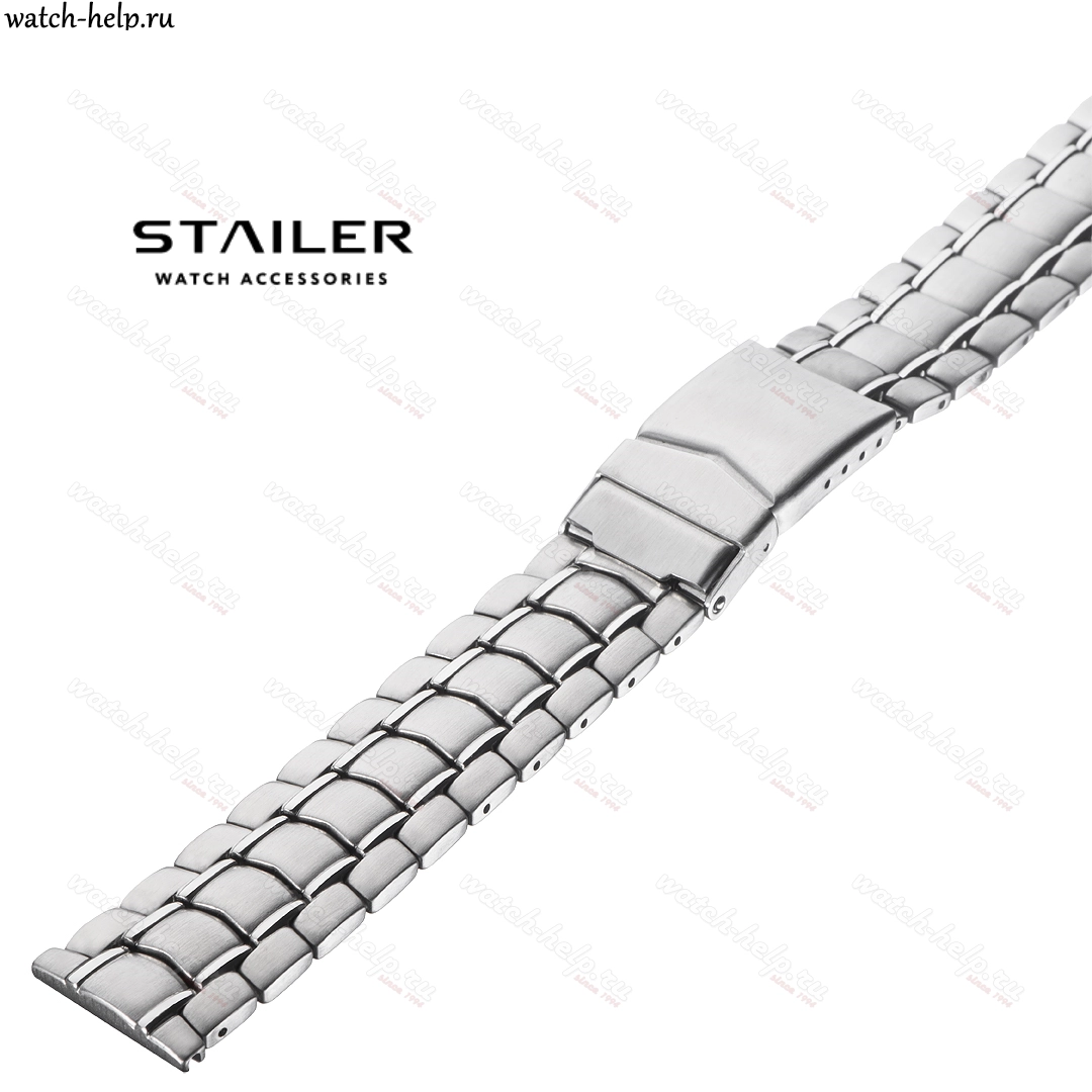Картинка Stailer BS-83901 PPP - браслет для часов комбинированный 3, сталь, Германия
