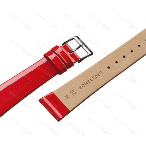 Картинка Stailer 1256 Original - ремешок для часов красный, кожа, гладкий, Германия