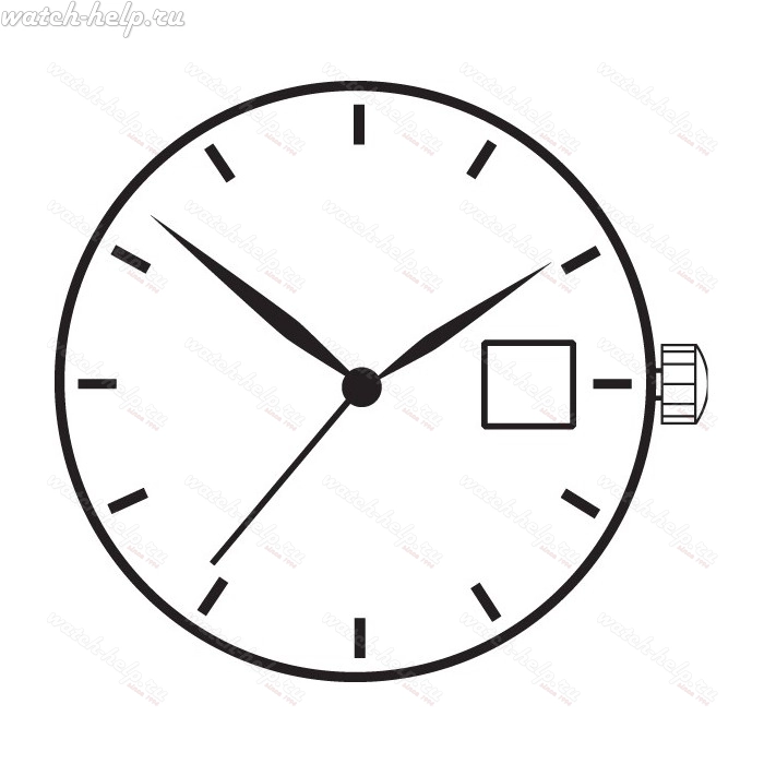 Картинка MIYOTA 2453 - механизм для часов кварцевый, Япония