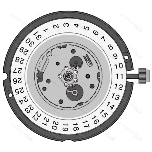 Картинка ETA 805.114 - механизм для часов кварцевый 11 ½, Швейцария