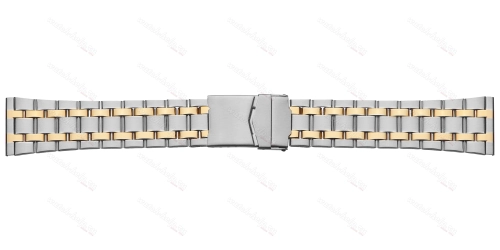 Картинка INOX PLUS N-407 Bicolor - браслет для часов комбинированный, сталь, Китай
