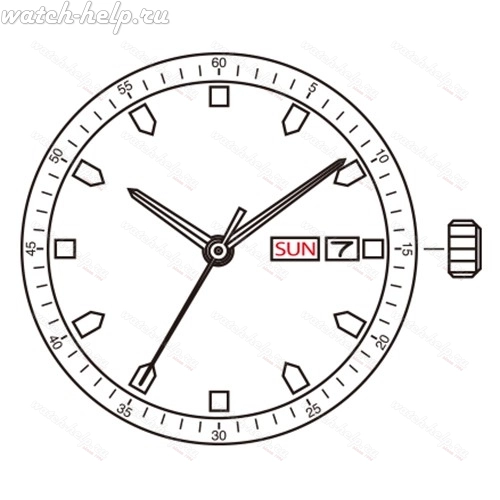 Картинка MIYOTA GM02 Slim - механизм для часов кварцевый 10 ½, Япония