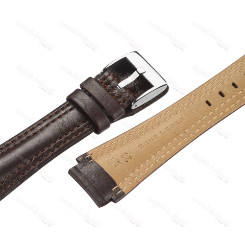 Картинка Stailer Premium 5152 Navigator - ремешок для часов коричневый, итальянская кожа растительного дубления, гладкий, Германия