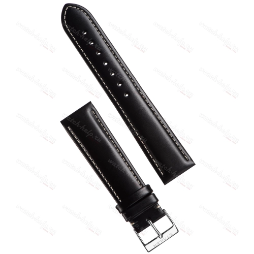 Картинка Stailer 911A Original - ремешок для часов чёрный, кожа, гладкий, Германия