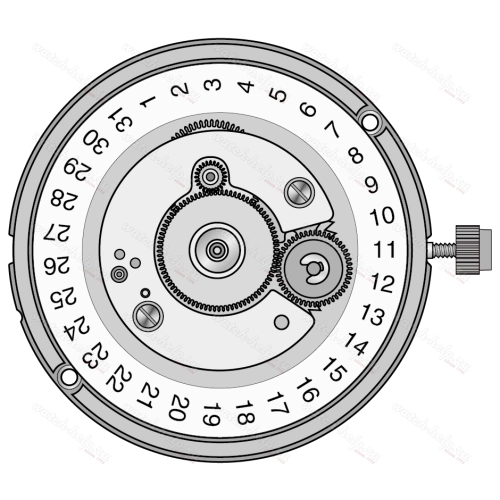 Картинка ETA 255.461 - механизм для часов кварцевый 10 ½, Швейцария