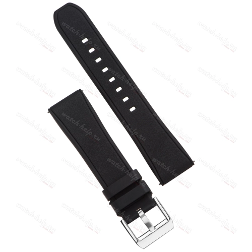 Картинка Stailer Caoutchouc Premium FKM CS701 Caoutchouc premium fkm - ремешок для часов чёрный, каучук fkm, гладкий, Германия