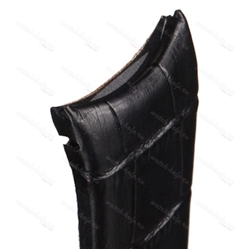 Картинка SKAGEN - SKW6000 OEM Stailer - ремешок для часов чёрный, натуральная кожа телёнка, аллигатор, Германия