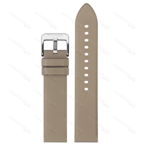 Картинка Stailer Caoutchouc CS48G Caoutchouc - ремешок для часов серый, каучук, гладкий, Германия