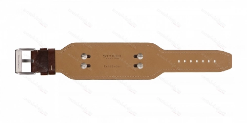 Картинка Stailer Premium 4202 Pad - ремешок для часов коричневый, кожа, буйвол, Германия