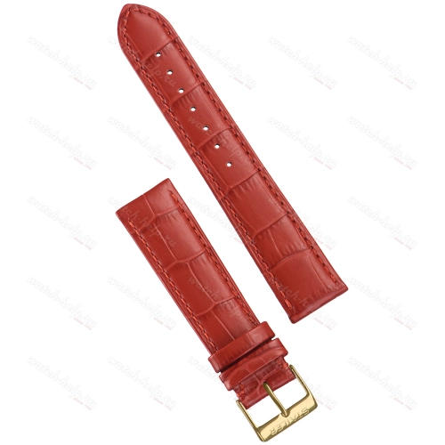 Картинка Stailer 1586 Original - ремешок для часов красный, кожа, аллигатор, Германия