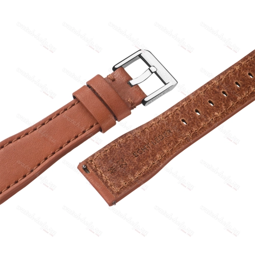 Картинка Stailer Premium 6445 Aviator new - ремешок для часов светло-коричневый, премиальная кожа full grain растительного дубления, гладкий, Германия