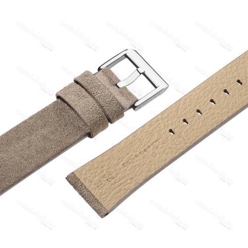 Картинка Stailer Premium 5734 Alaska - ремешок для часов серый, итальянская кожа растительного дубления, замша, Германия