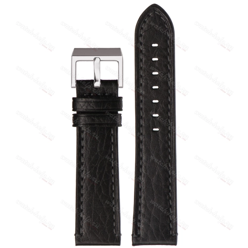 Картинка Stailer Premium 5231 Aviator - ремешок для часов чёрный, премиальная кожа full grain растительного дубления, буйвол, Германия