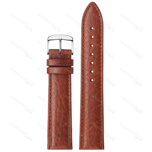 Картинка Stailer Premium 3325 Chrono - ремешок для часов светло-коричневый, итальянская кожа растительного дубления, буйвол, Германия