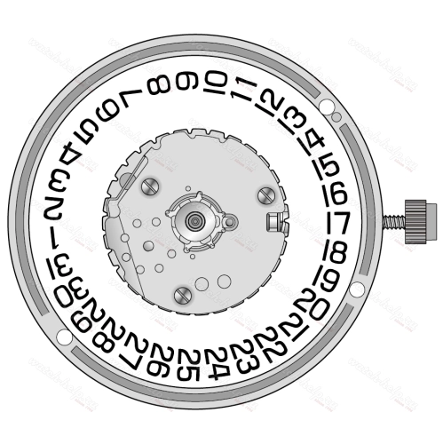 Картинка ETA F05.11A - механизм для часов кварцевый 10 ½, Швейцария