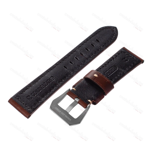 Картинка ARMO 4902 - ремешок для часов коричневый, кожа, аллигатор