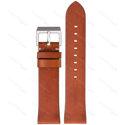 Картинка Stailer Premium 5955 Select - ремешок для часов коричневый, премиальная кожа full grain растительного дубления, гладкий, Германия