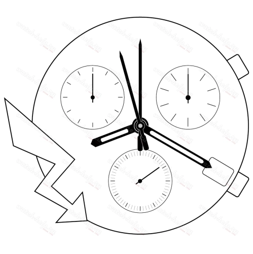 Картинка ETA 251.233 Quartz thermoline - механизм для часов кварцевый 13 ½, Швейцария