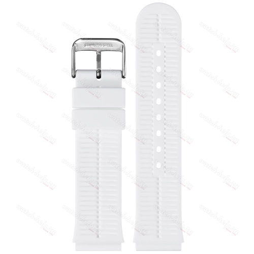 Картинка BC103W - ремешок для часов белый, силикон, Китай