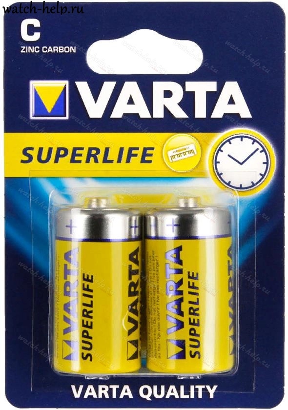 Картинка VARTA SUPERLIFE D/R20 1 шт. - батарейка 1.5 v D, Германия
