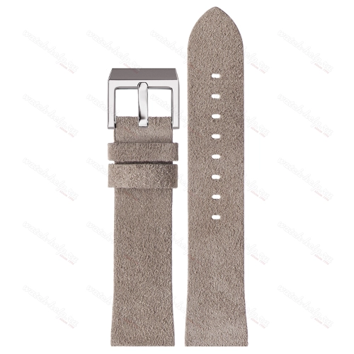 Картинка Stailer Premium 5734 Alaska - ремешок для часов серый, итальянская кожа растительного дубления, замша, Германия
