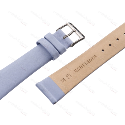 Картинка Stailer 599C Original - ремешок для часов голубой, кожа, гладкий, Германия