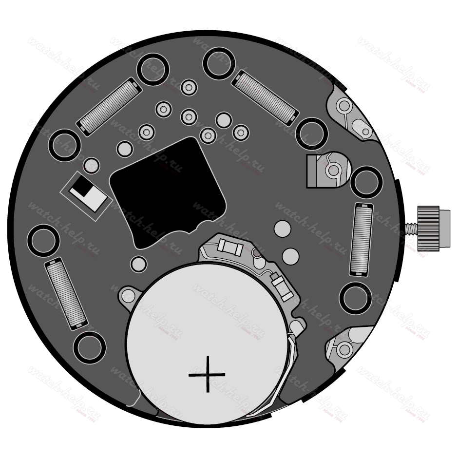 Картинка ETA G15.211 Quartz fashionline - механизм для часов кварцевый 10 ½, Швейцария