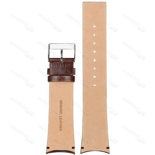 Картинка SKAGEN - SKW6001 OEM Stailer - ремешок для часов коричневый, натуральная кожа телёнка, аллигатор, Германия