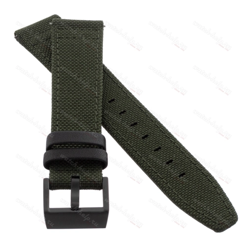 Картинка Stailer Premium 7408 Cordura fabric - ремешок для часов хаки/чёрный, кордура, кордура, Германия