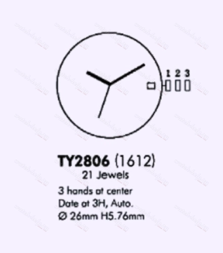 Картинка SEAGULL ST1612 TY2806 - механизм для часов кварцевый, Китай