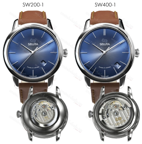 Картинка Механизм SELLITA SW400-1 A - механизм для часов механический 13 ¾, Швейцария